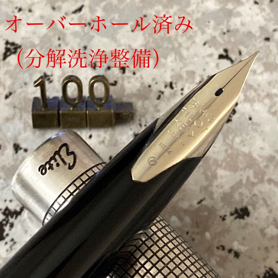 #100 オーバーホール済み 万年筆 PILOT パイロットSilver 18k