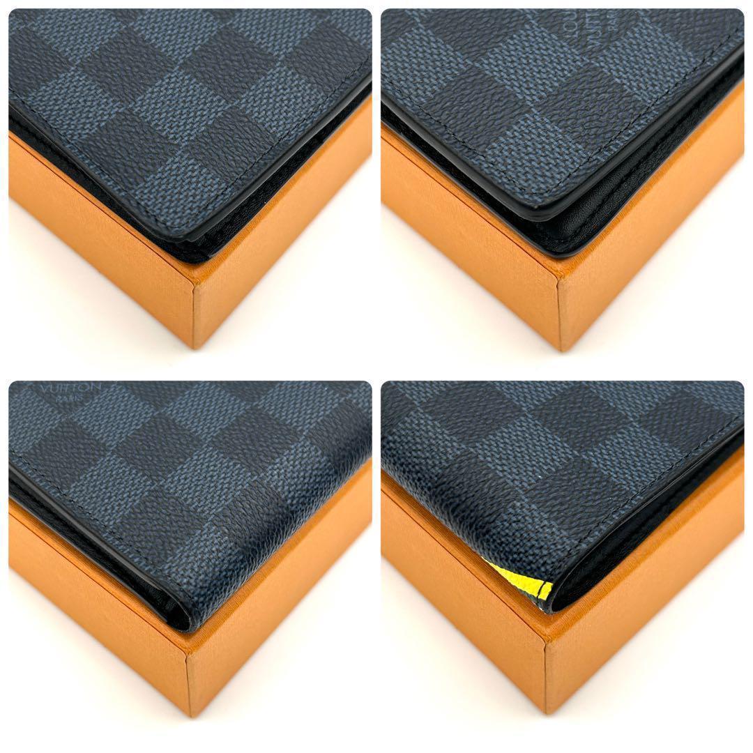 【希少！】ルイヴィトン ダミエ コバルト スレンダー アメリカズカップ 折財布