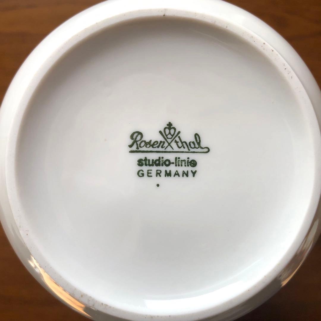 ローゼンタール白磁カップ&ソーサートリオ6客含21点セット　スタジオライン未使用