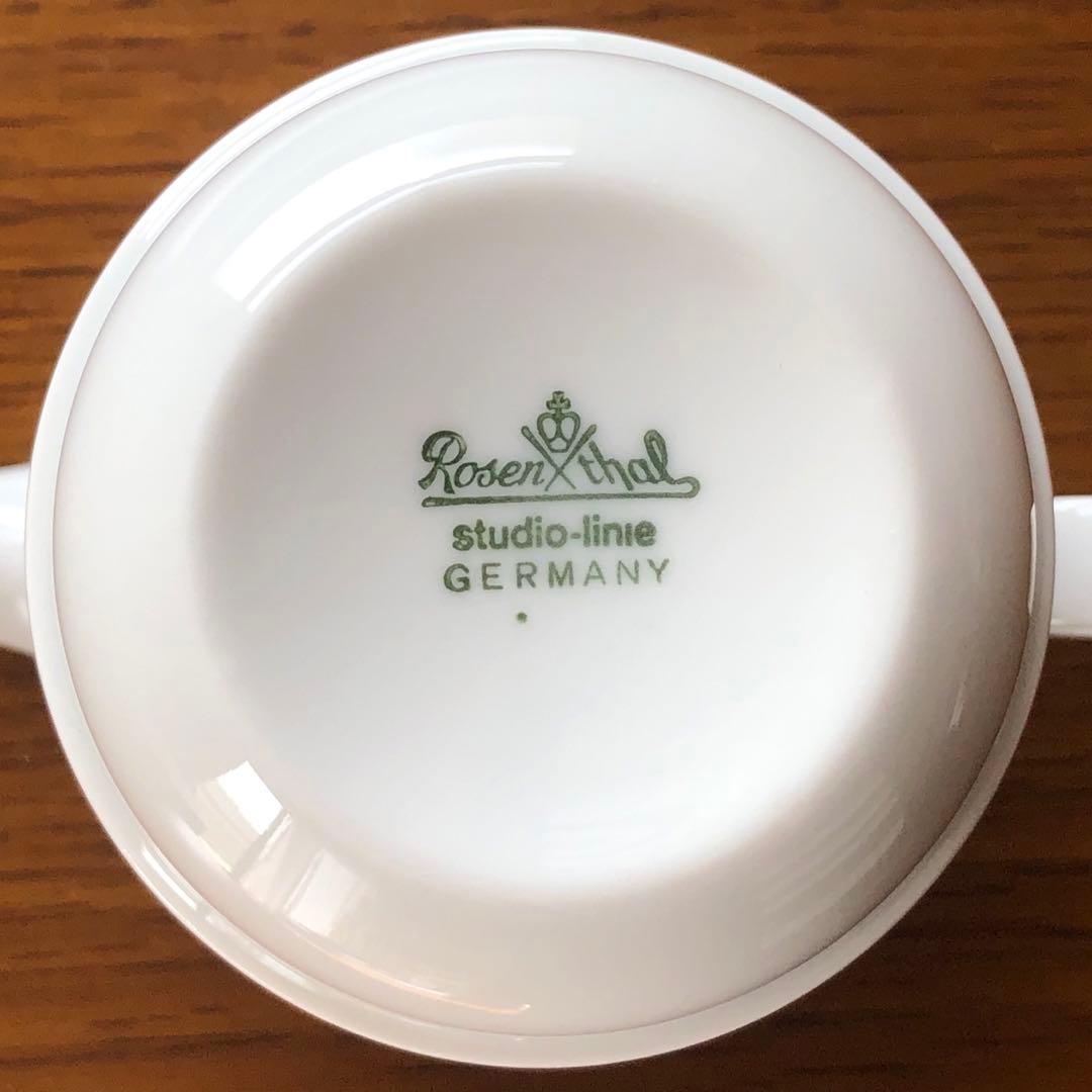 ローゼンタール白磁カップ&ソーサートリオ6客含21点セット　スタジオライン未使用