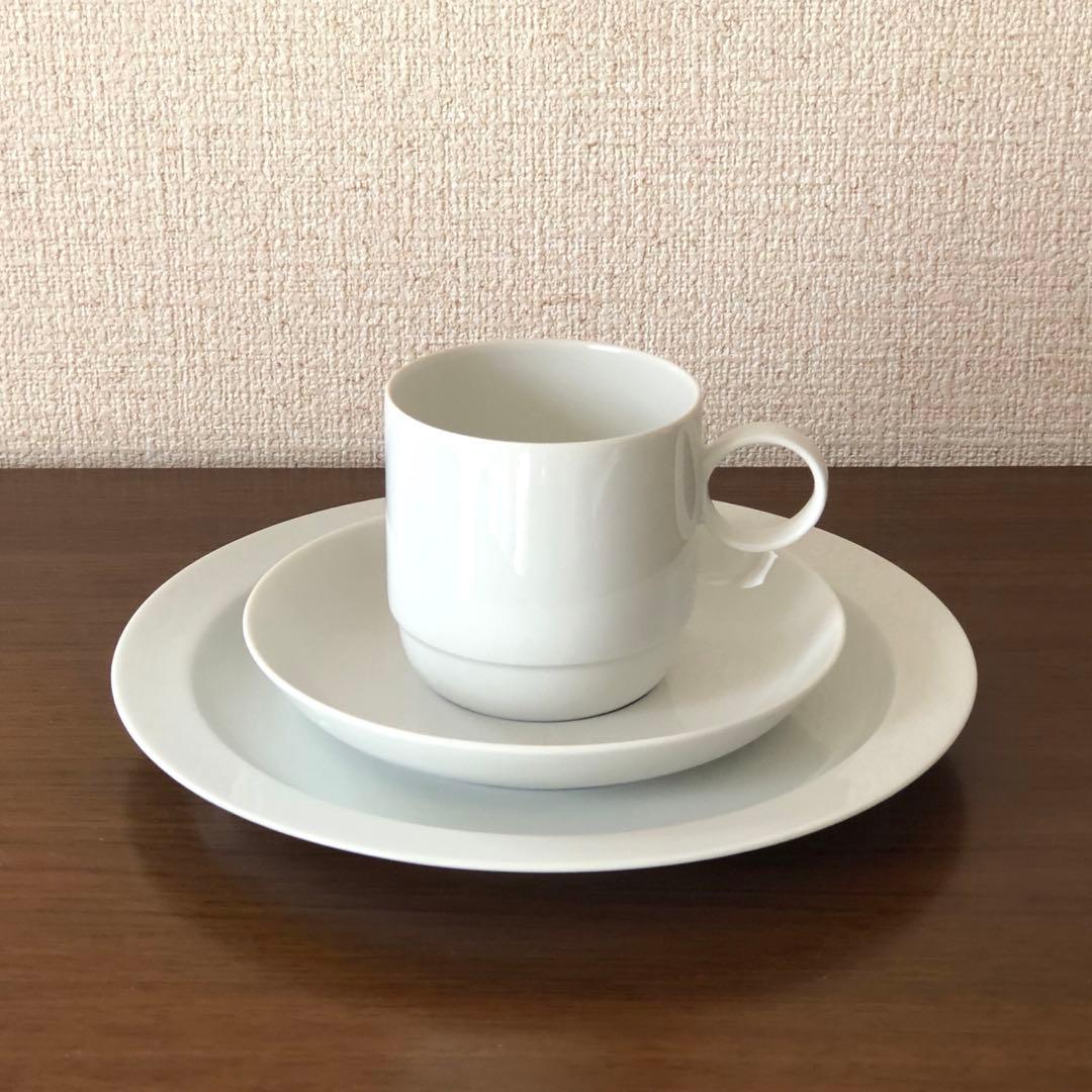 ローゼンタール白磁カップ&ソーサートリオ6客含21点セット　スタジオライン未使用