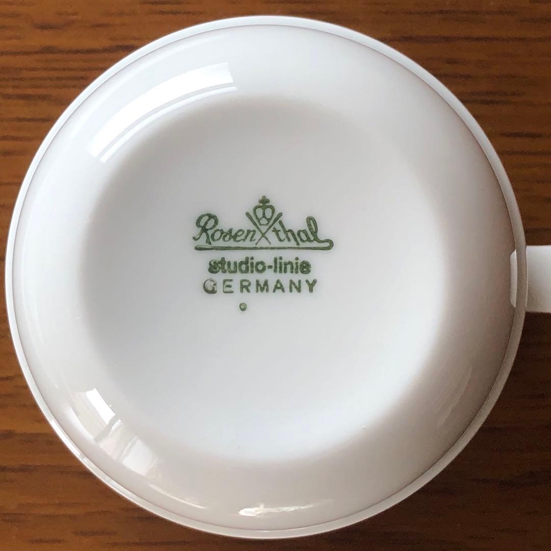 ローゼンタール白磁カップ&ソーサートリオ6客含21点セット　スタジオライン未使用