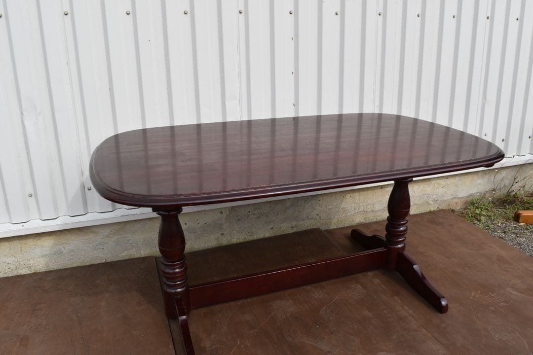 4人掛 カリモク オーバルテーブル