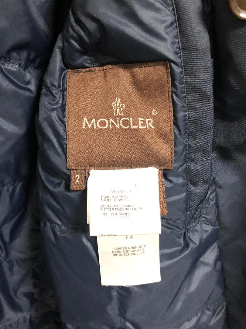 国内正規 MONCLER ダウン トレンチ コート