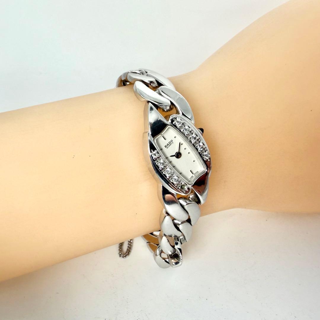 【美品/稼働品】ラドー ダイヤベゼル 133.9630.2 ドレス 腕時計