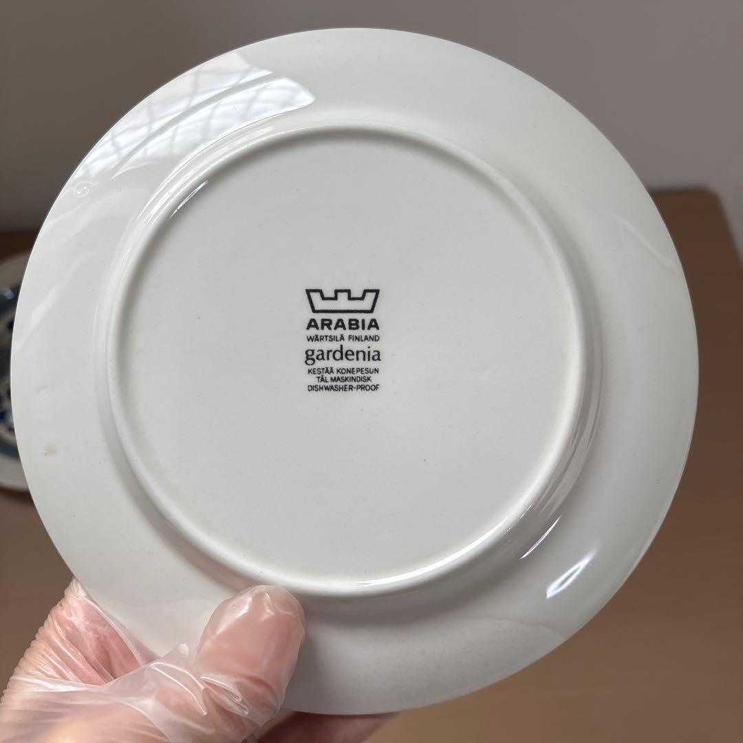 アラビア　ガーデニア　他　ロールストランド　ジッレ　プレート　3枚セット