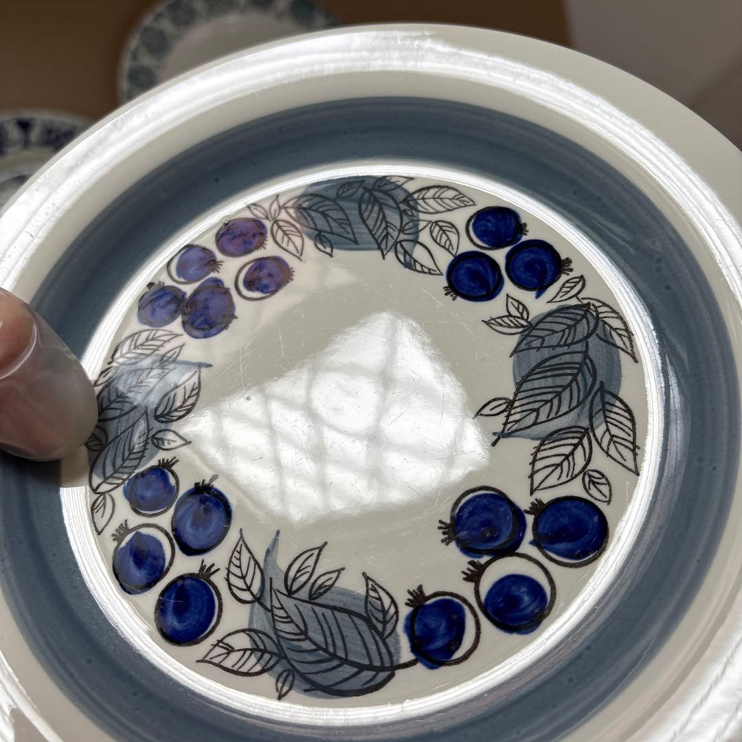 アラビア　ガーデニア　他　ロールストランド　ジッレ　プレート　3枚セット