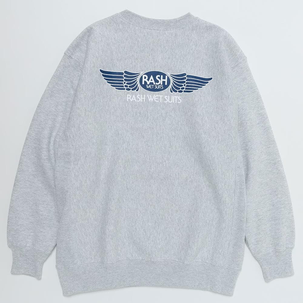 RASH WETSUITS 2026 羽バッククルーネックスウェット アッシュ