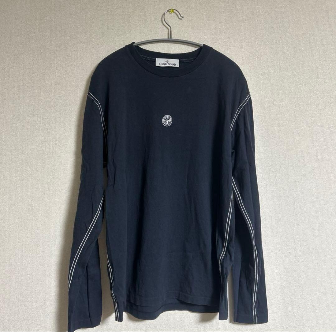 STONE  長袖カットソー ブラック