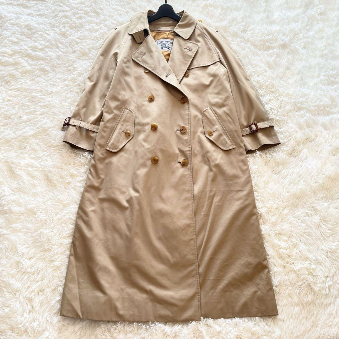 極美品　大きいサイズ　バーバリー　トレンチコート　ベージュ　ライナー　チェック