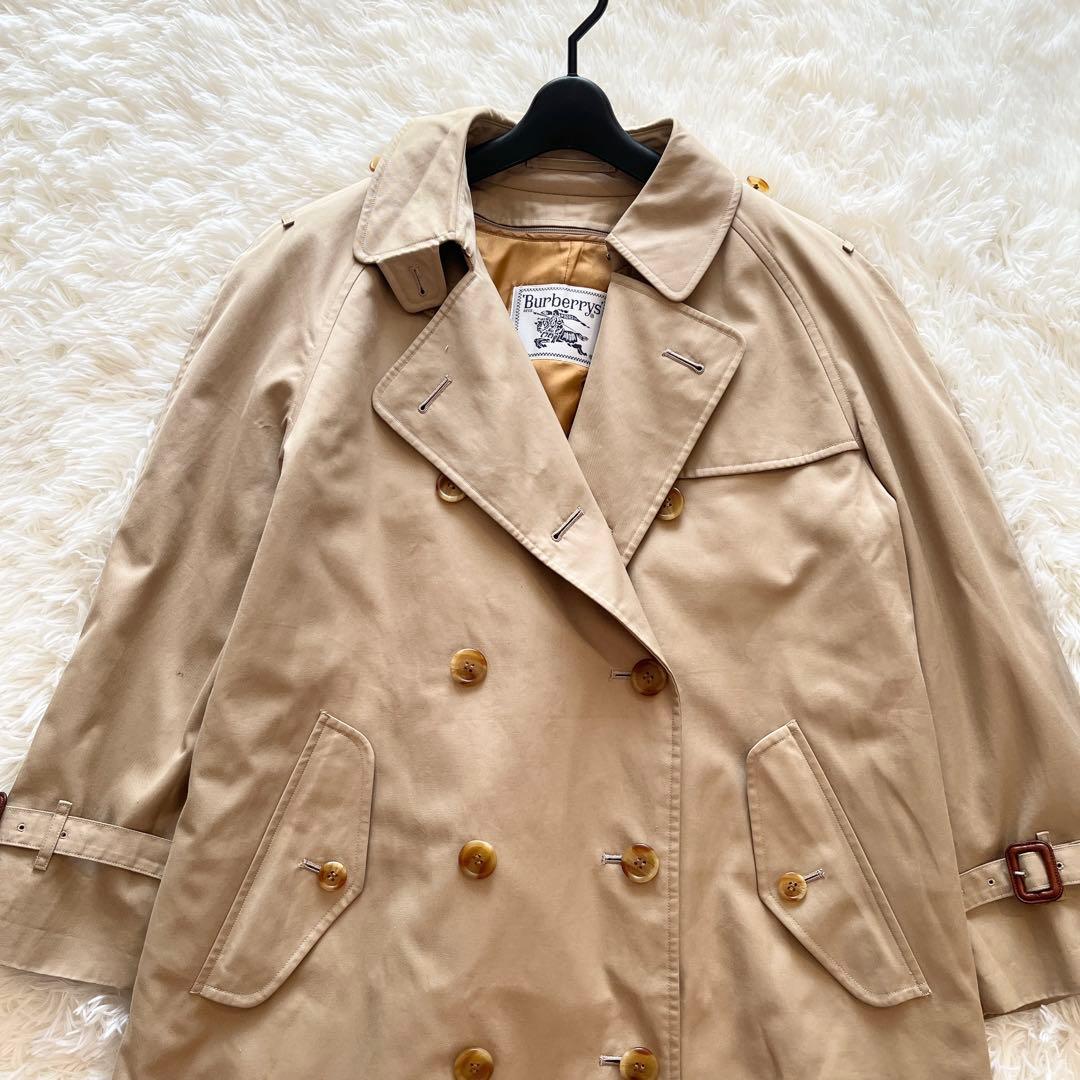 極美品　大きいサイズ　バーバリー　トレンチコート　ベージュ　ライナー　チェック