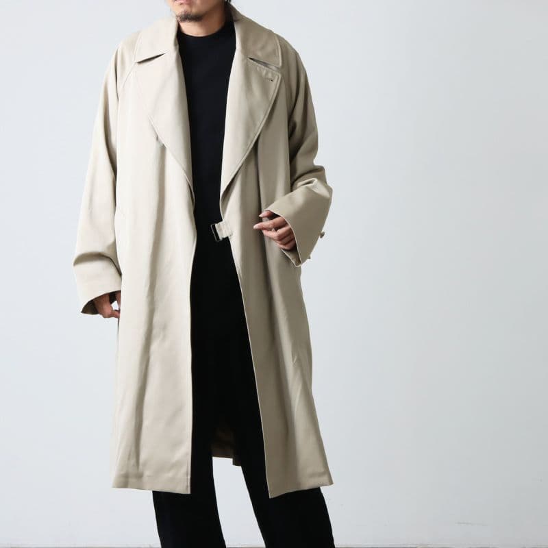 【美品】comoli 22aw タイロッケンコート カシミヤライナー