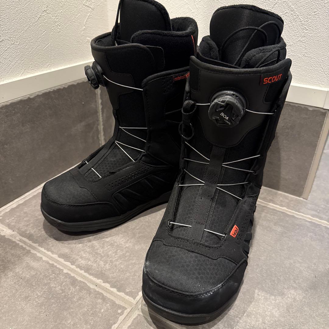 head スノーボードブーツ ブラック ヘッドスノーボードブーツ　男性用