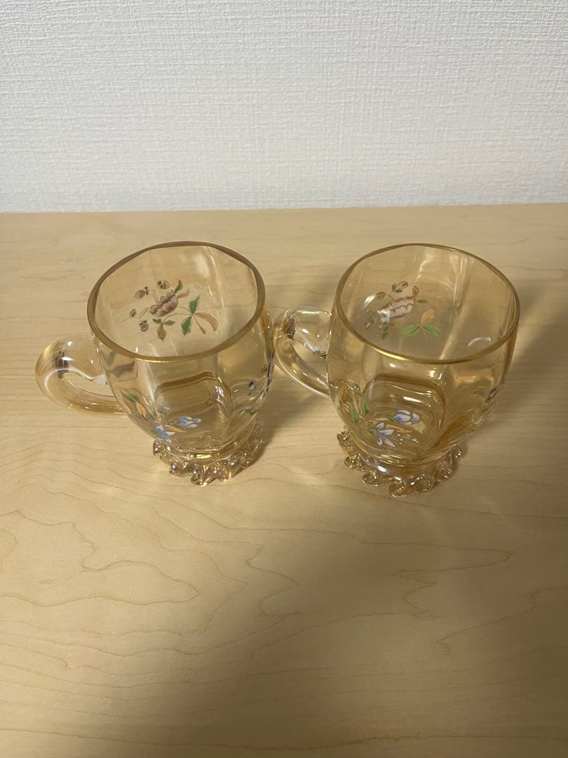 スージークーパーデザート皿・カップ・ガラスコップ　5点セット