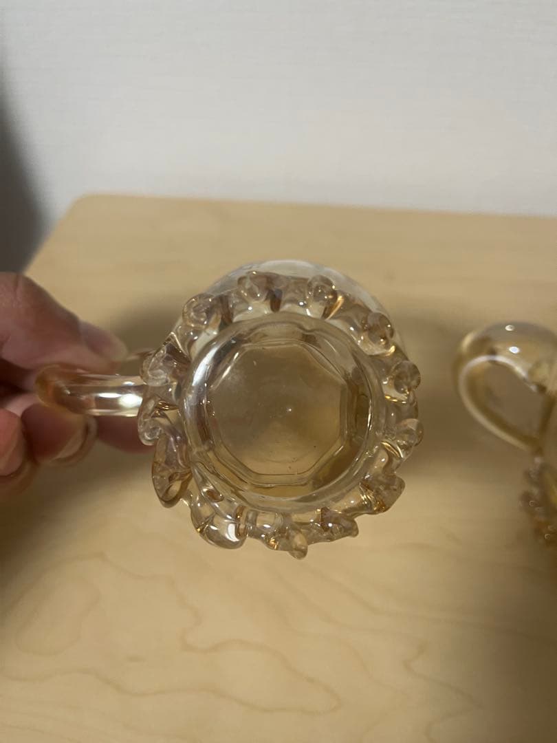 スージークーパーデザート皿・カップ・ガラスコップ　5点セット