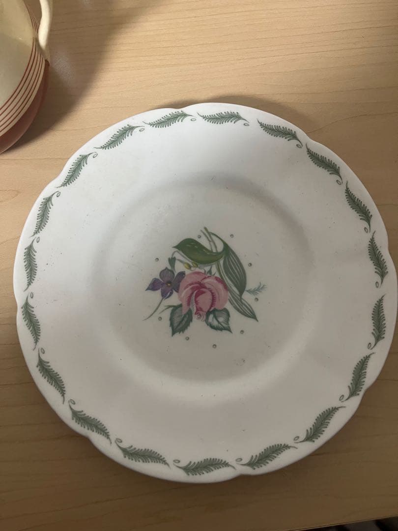 スージークーパーデザート皿・カップ・ガラスコップ　5点セット