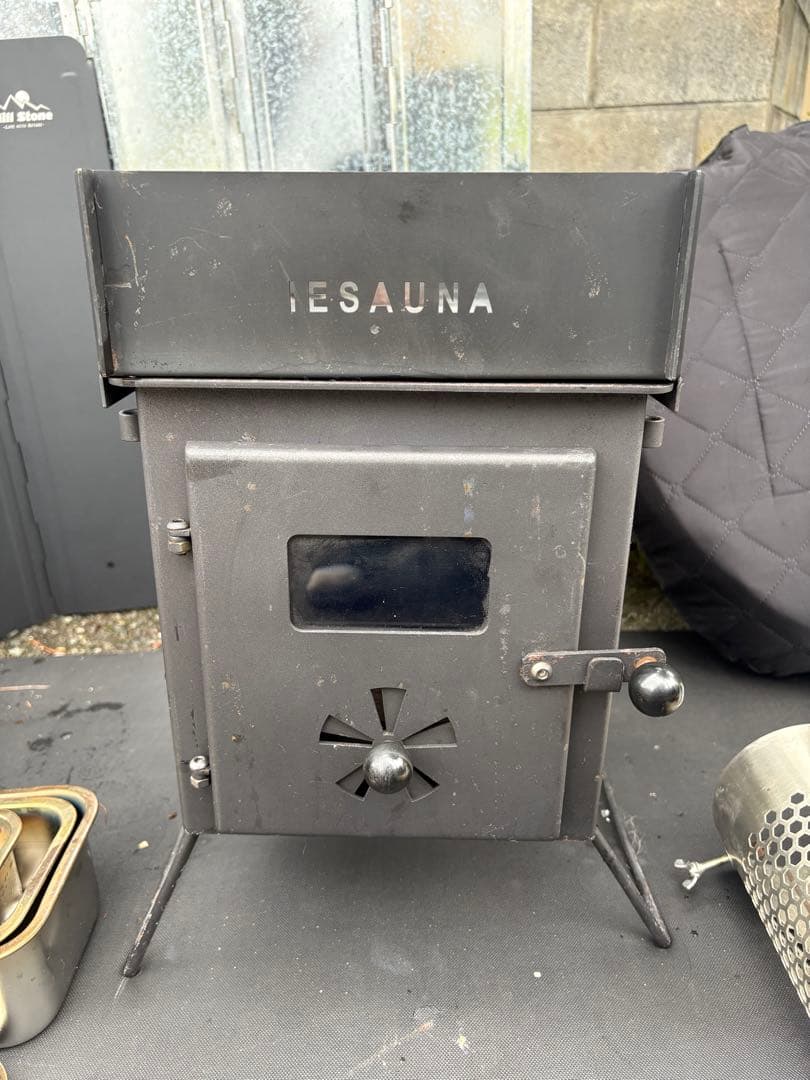 IESAUNA イエサウナセット 付属品付き テントサウナ