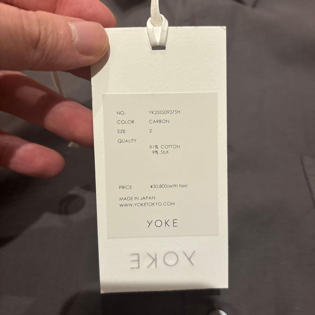 【YOKE】25SS シルクシャツ
