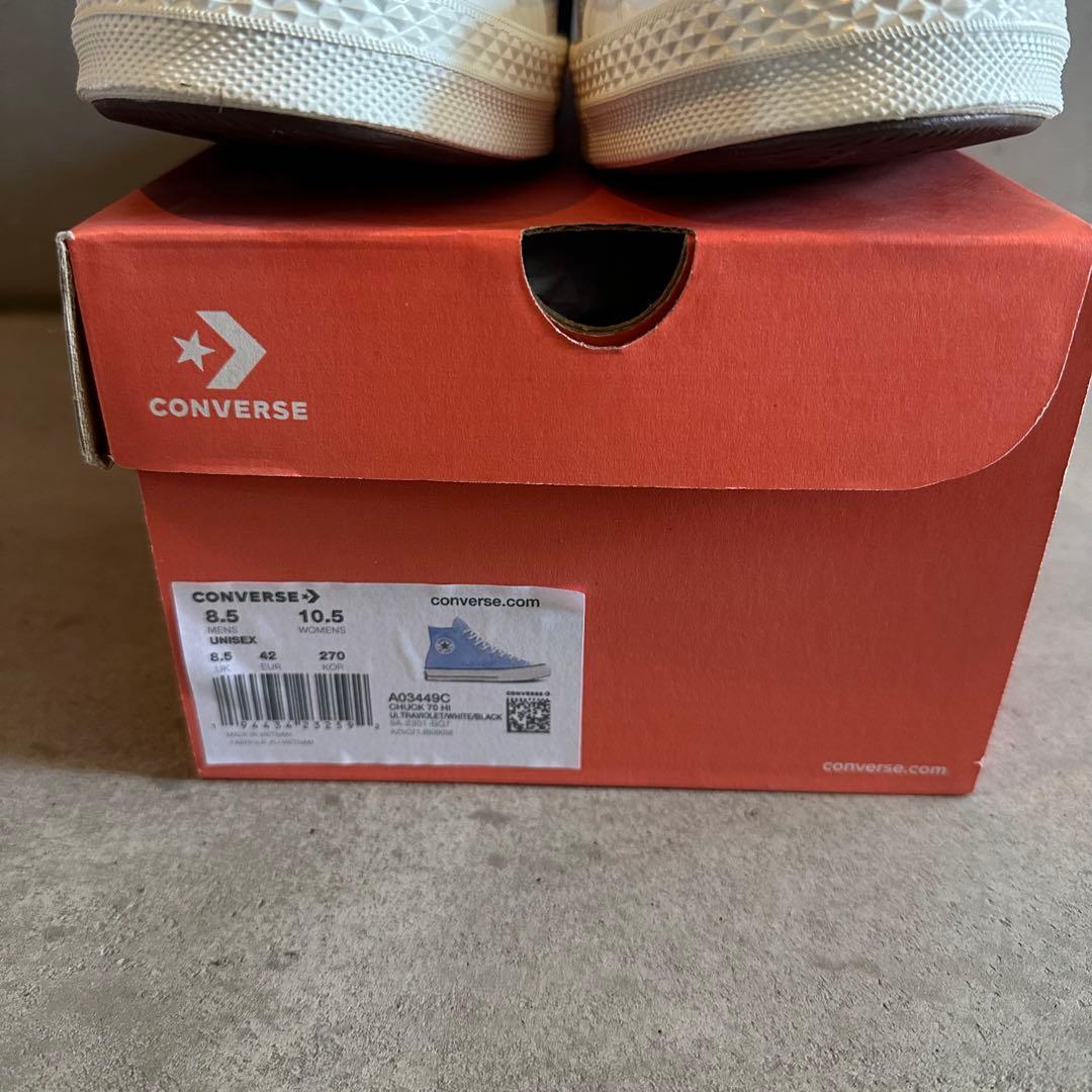 【新品未使用】チャックテイラー ct70 ultra violet 27.0