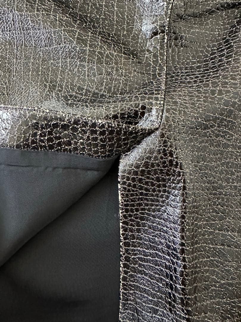 FUMIKA UCHIDA フミカウチダ　レザー タイトスカート　34