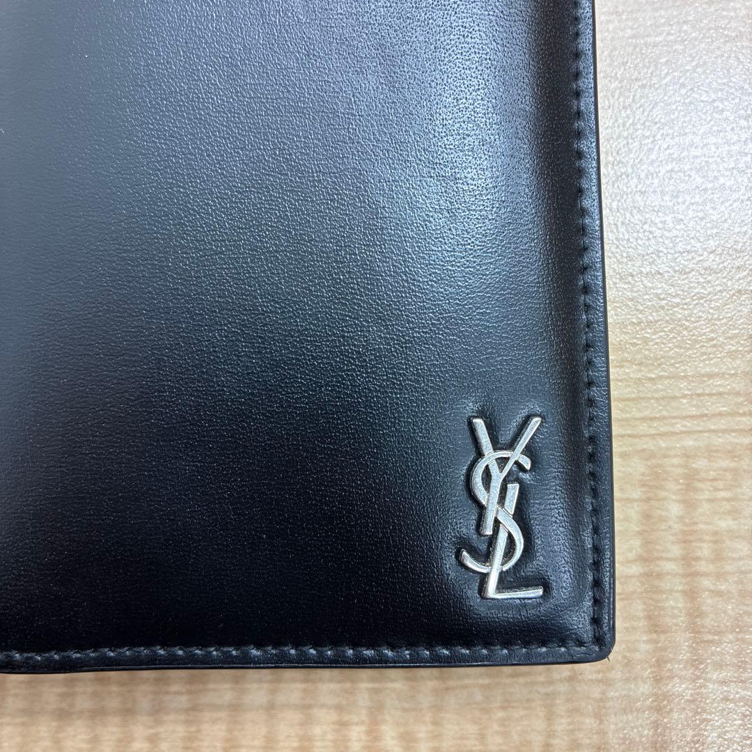 YSL サンローラン ブラック 長財布 コンチネンタルウォレット