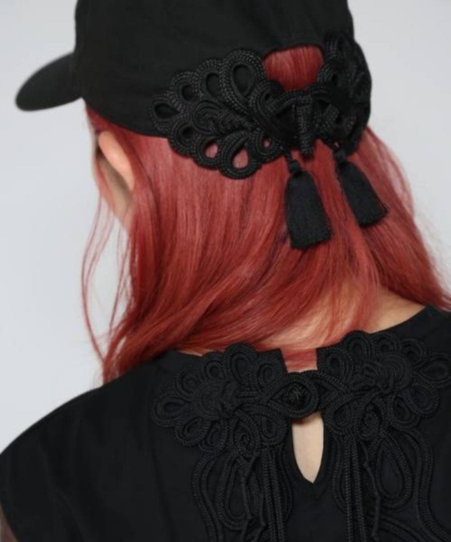 tanakadaisuke China ribbon cap タナカダイスケ