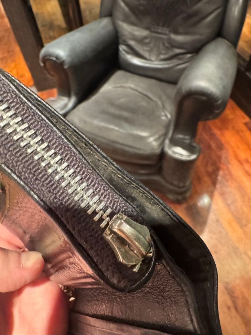 CHROME HEARTS財布クロムハーツ スクエアジップビルウォレット 正規品