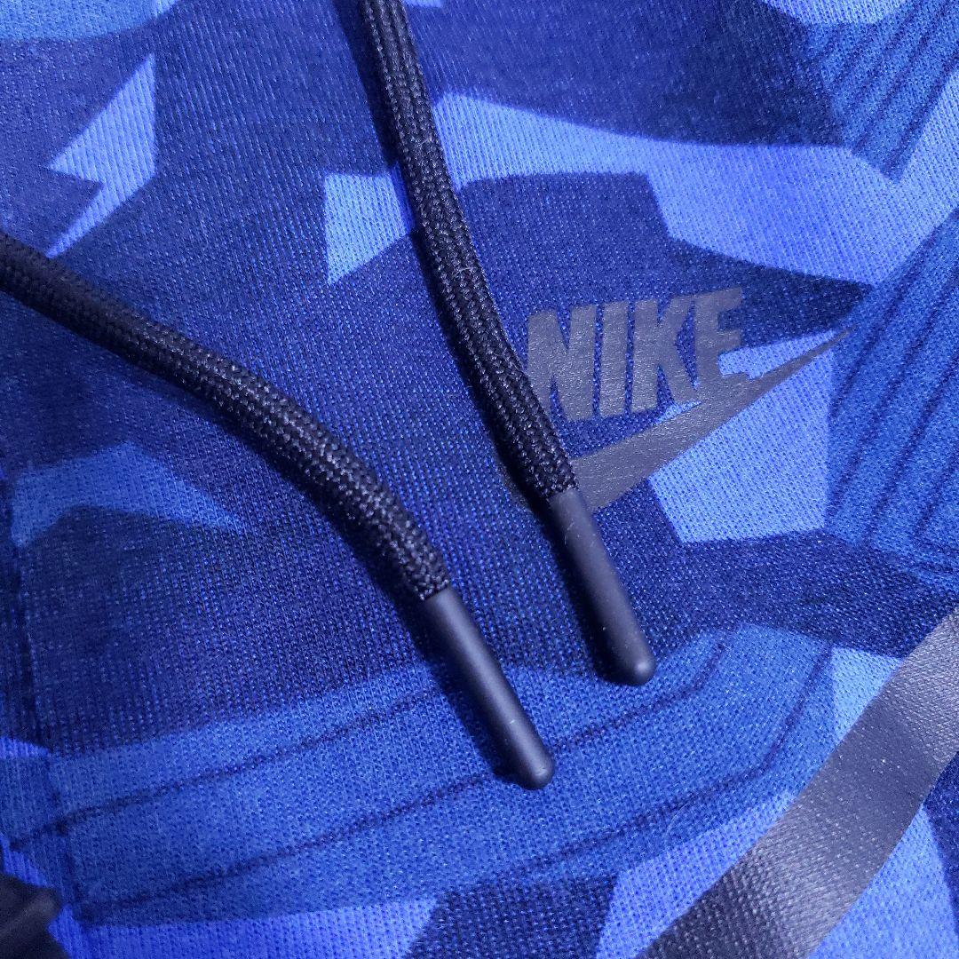 NIKE　テックフリース　セットアップ　青　カモフラ　幾何学　　バラ売不可
