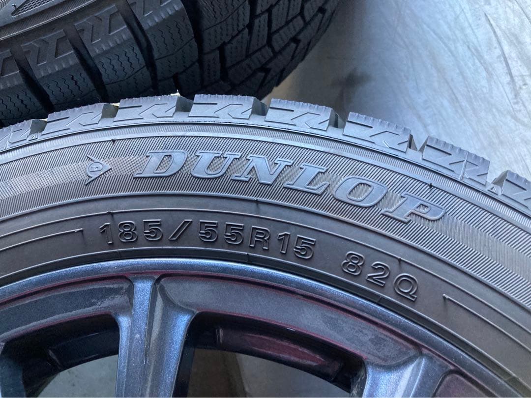 lucky7さん専用④タイヤほぼ新品ダンロップウィンターマックス コンパクトカー