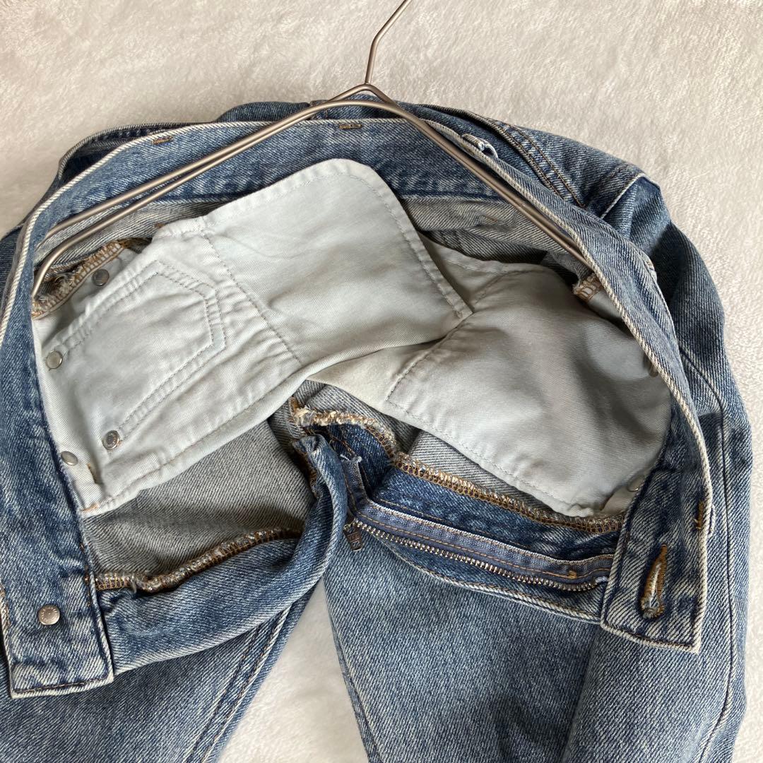 Cygne 24年モデル　Chantal ジップフライ クラッシュ加工ジーンズ