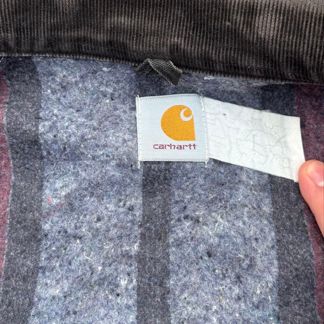 Carhartt デトロイトジャケット ブラック コーデュロイ襟 USA