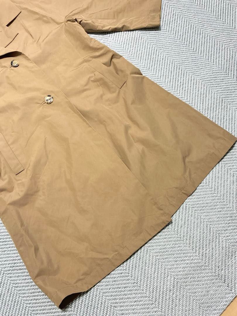 未使用品級 YSL フランス製 トレンチコート ブラウン 七分丈