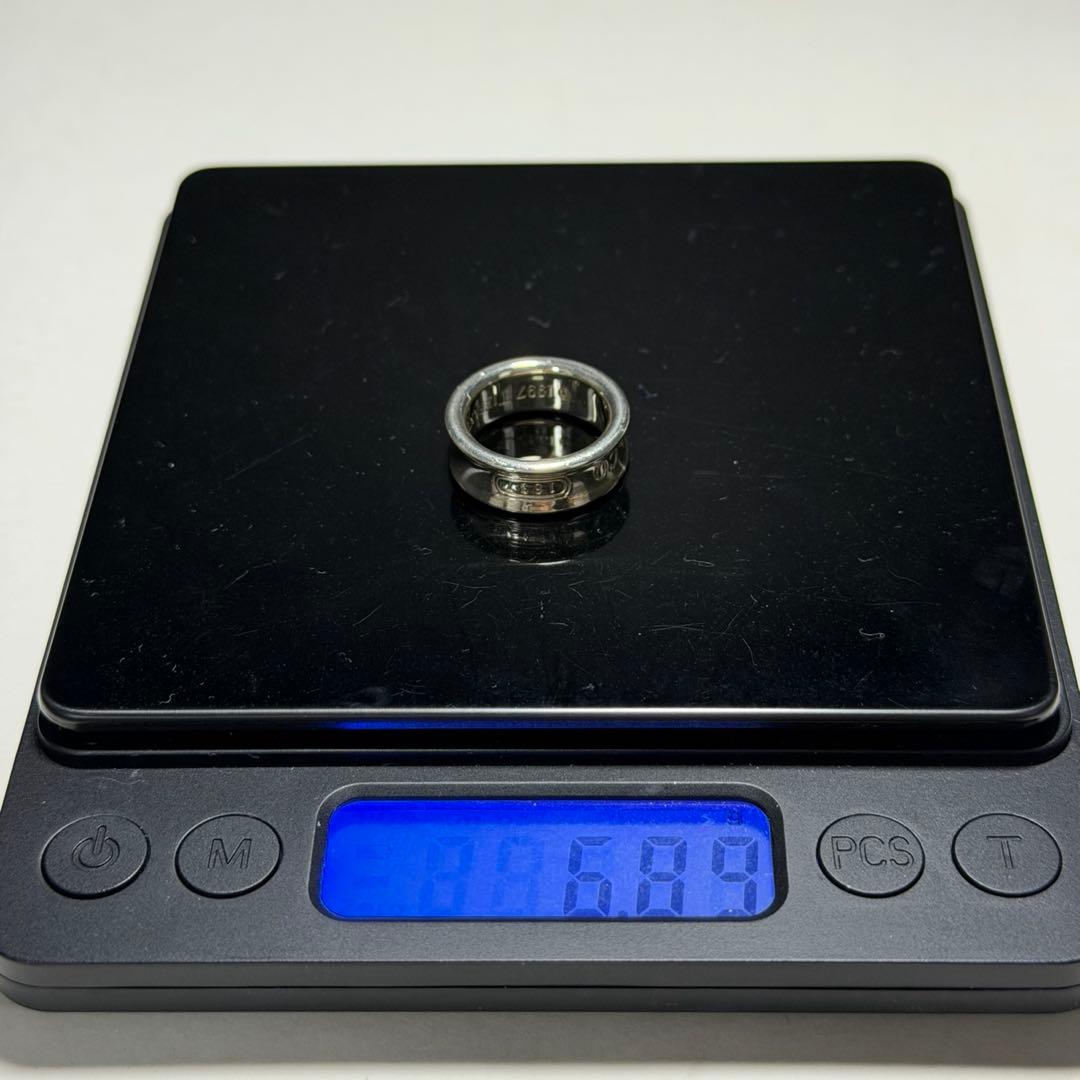 美品★TIFFANY&Co.★ ティファニー 1837リング ピンキーリング7号