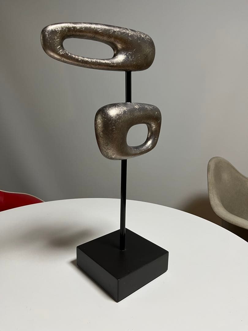 ディーヴィー デザイン 抽象彫刻 オブジェ モダンアート 置物 中古