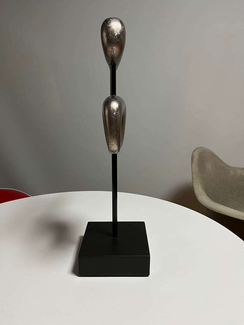 ディーヴィー デザイン 抽象彫刻 オブジェ モダンアート 置物 中古