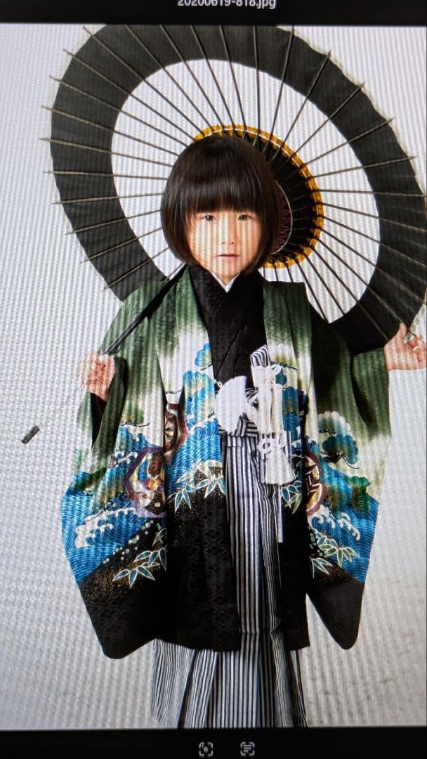 七五三用着物セット　5歳　男児