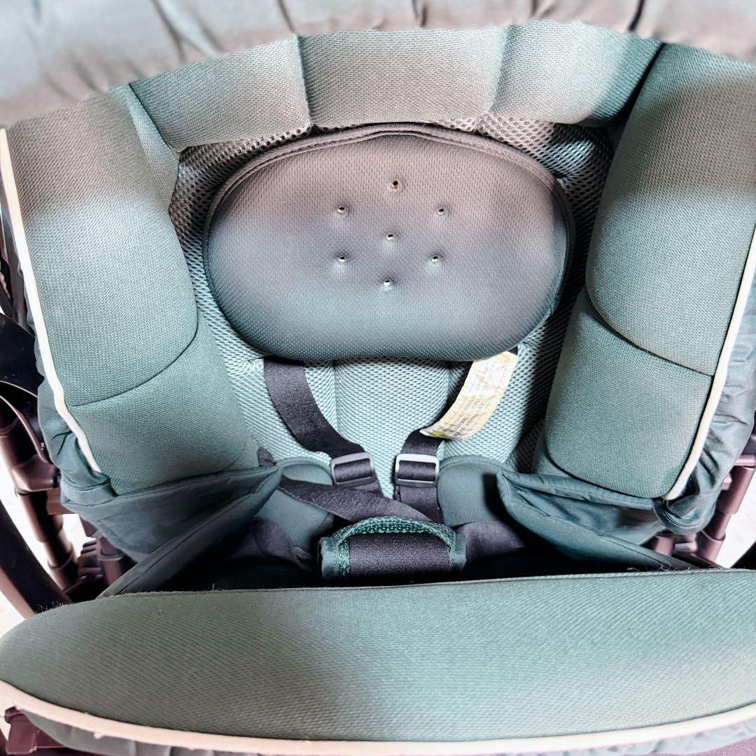 Aprica アップリカ ラクーナクッションAB グリーン オート4輪 両対面式