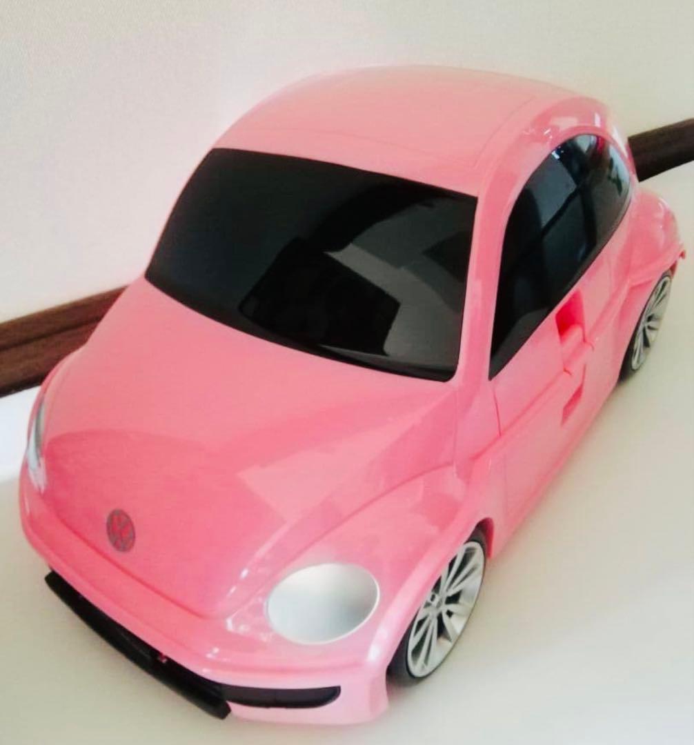 ライダースキッズキャリーケース フォルクスワーゲン ビートル ピンク100322