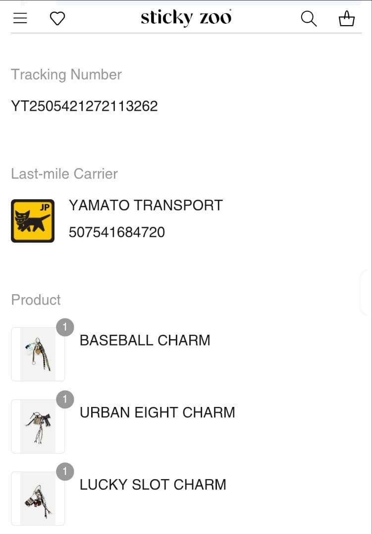 sticky zoo チャーム　 最終値下げ