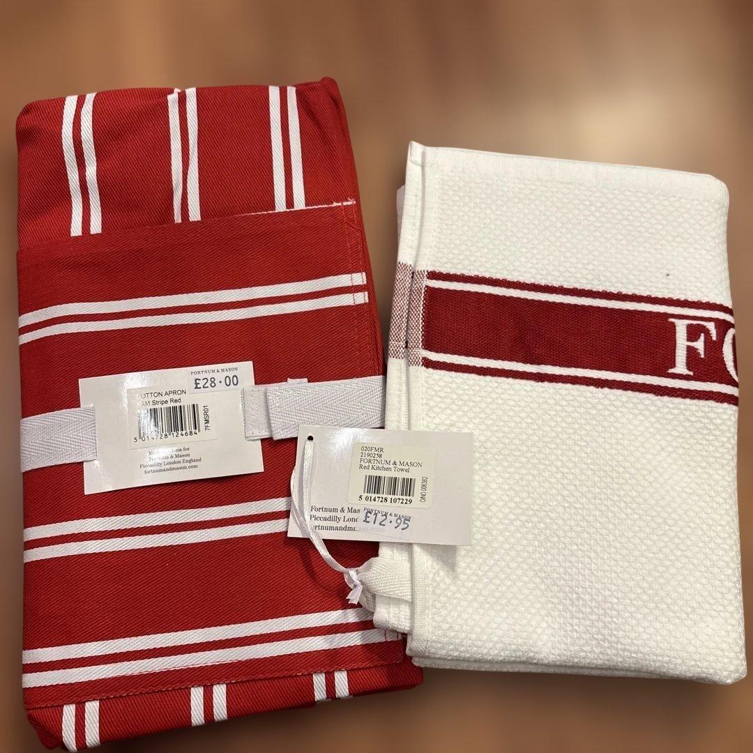 フォートナム&メイソン エプロン&ティータオル