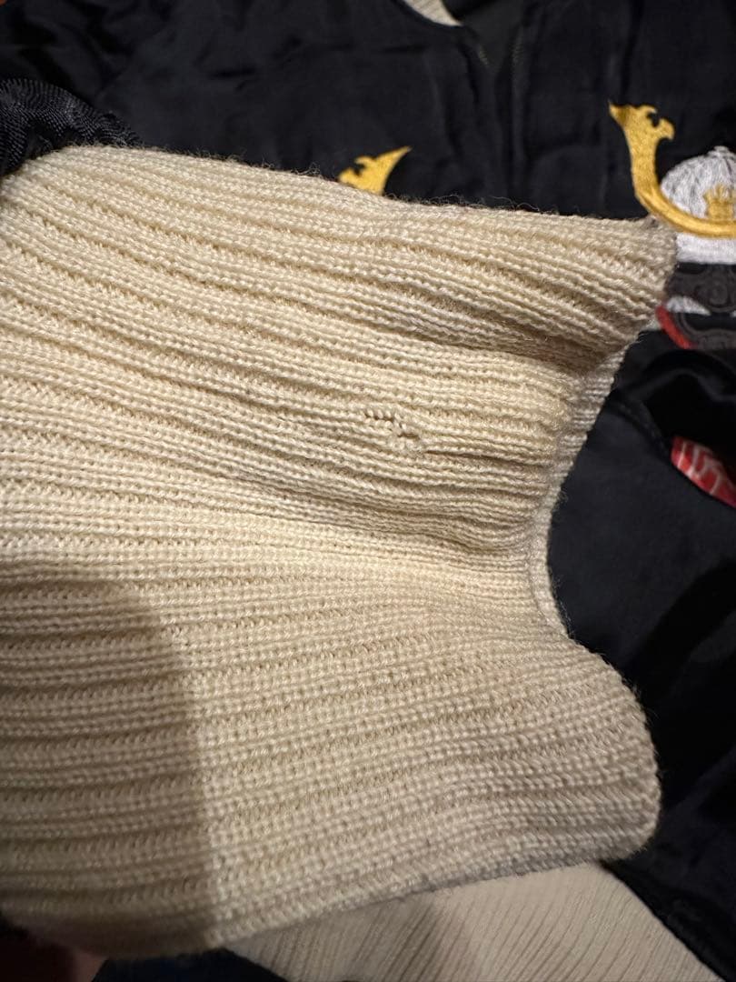 Pherrow’s 匠 スカジャン/L/兜×鷹×龍/BLK