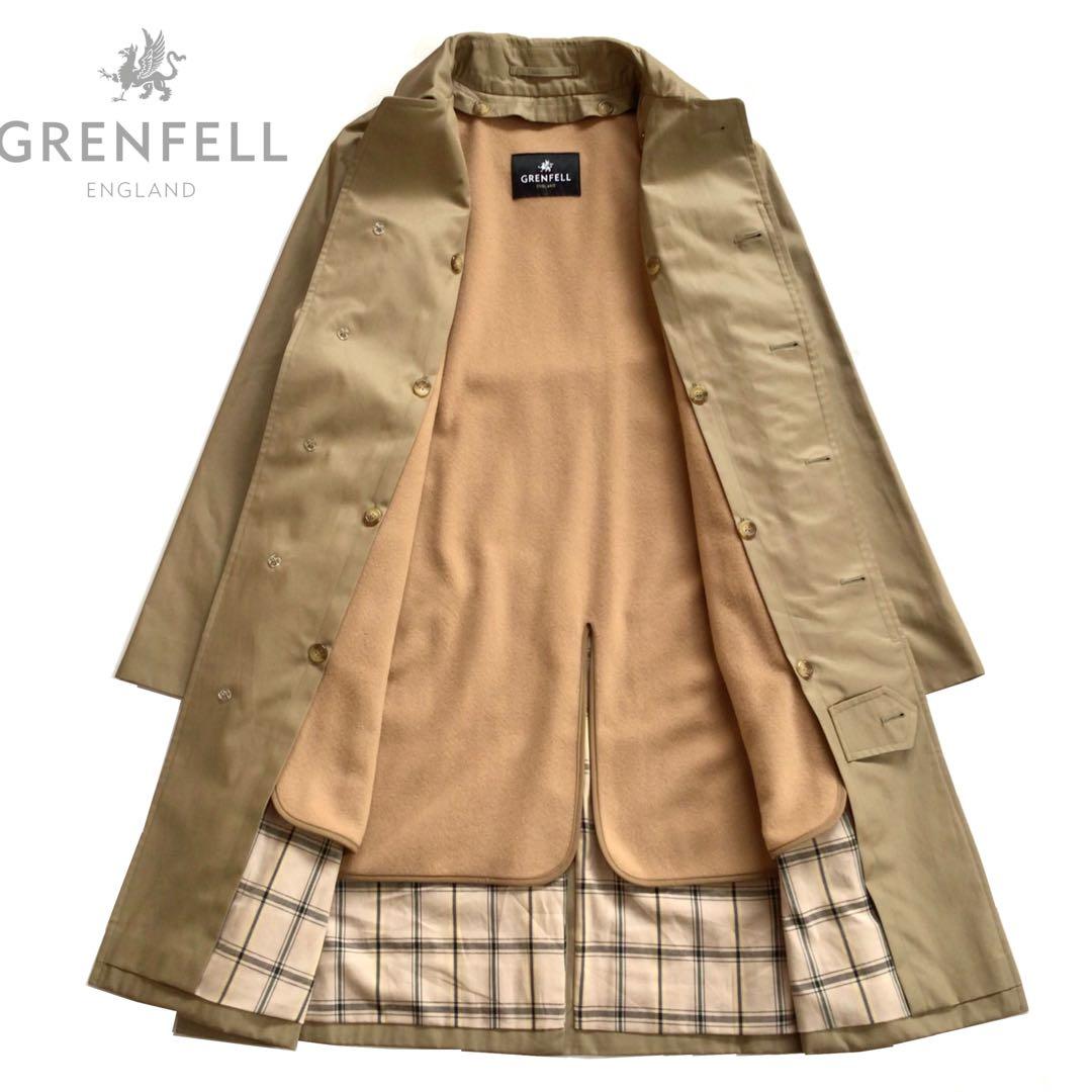 grenfell × BEAMS F SLIM CAMBELL\"一枚袖バルカラー