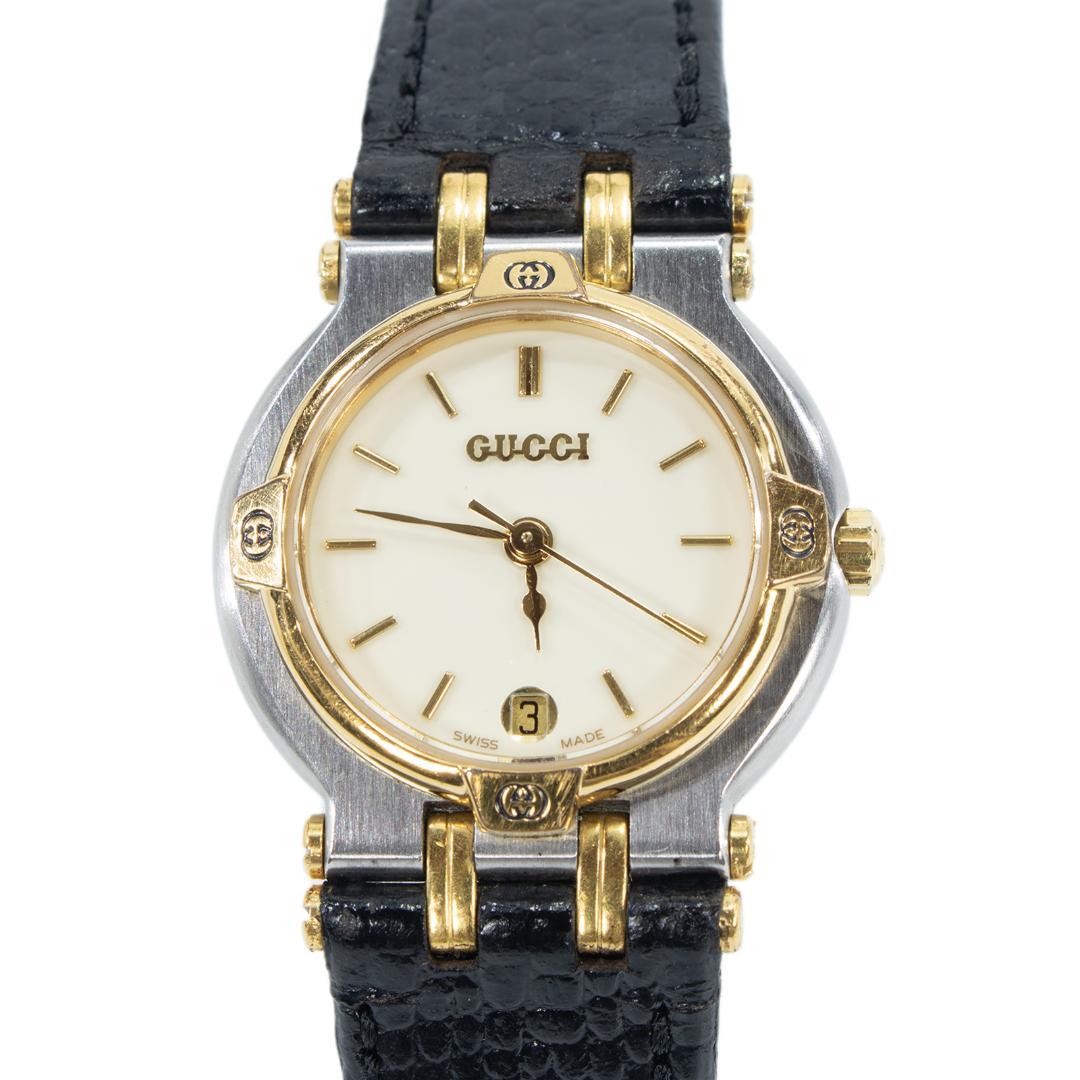 グッチ 腕時計 レディース 黄色 ゴールド インターロッキングG ロゴ シンプル