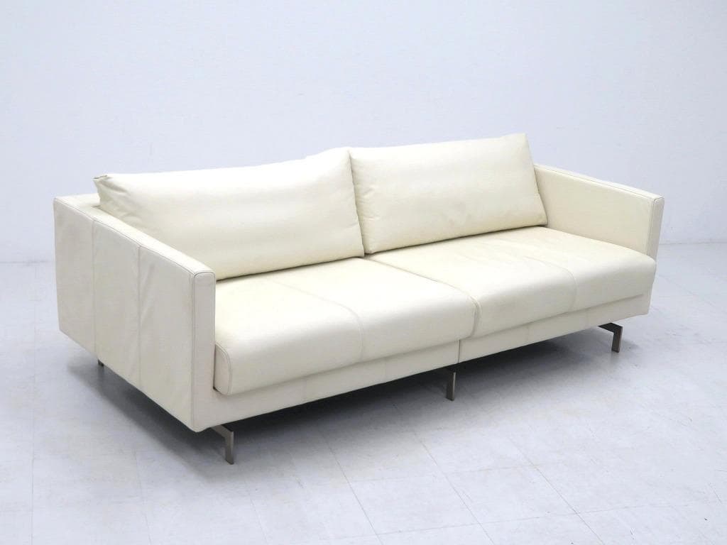 展示品　ボーコンセプト　総本革　レザー　3人掛けソファ　トリプルソファ