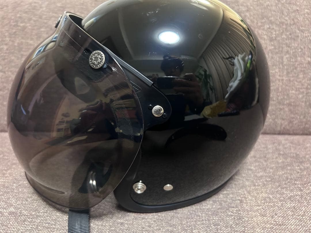 h*u様 早い者勝ち　TT&CO ジェットヘルメット バイザー、シールド付き ブ