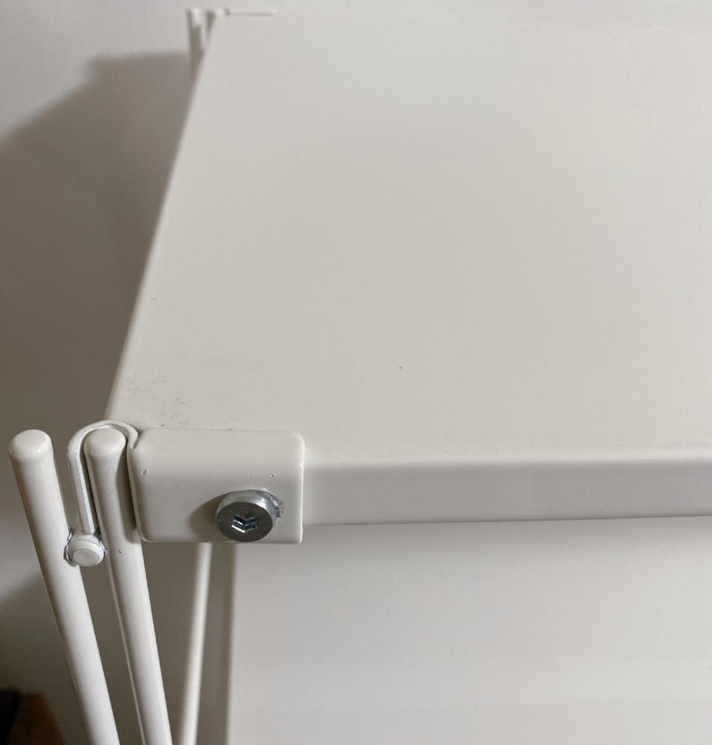 無印良品 スチールユニットシェルフ スチールラック 3段 キャスター付き