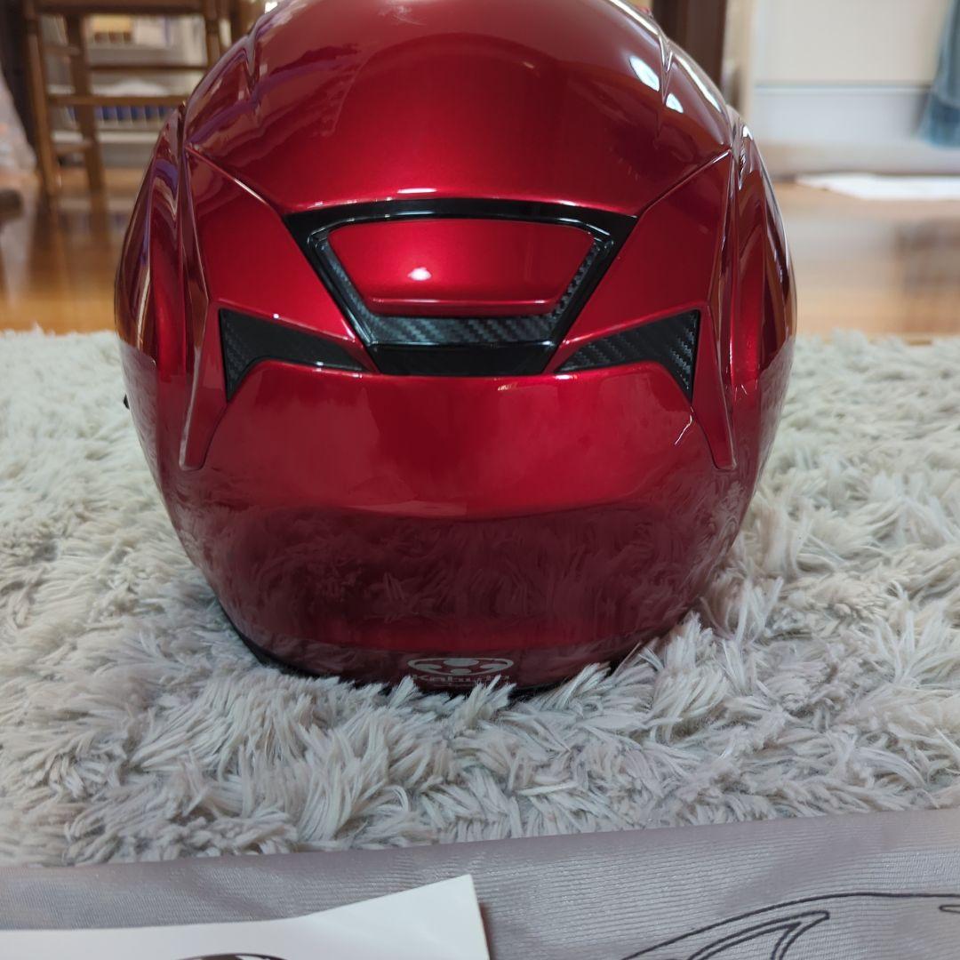 【美品】OGK Kabuto EXCEED ヘルメット M 純正ミラーシールド付