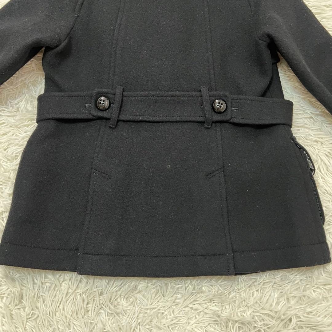 SOUMA様バーバリーブルーレーベル ダッフルコート チェック ロゴボタン