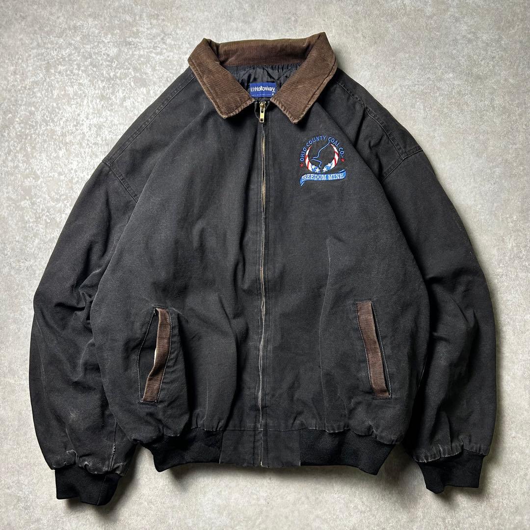 ケアンズ90s vintage USA製 ブラックダック 襟コーズ ボンバ