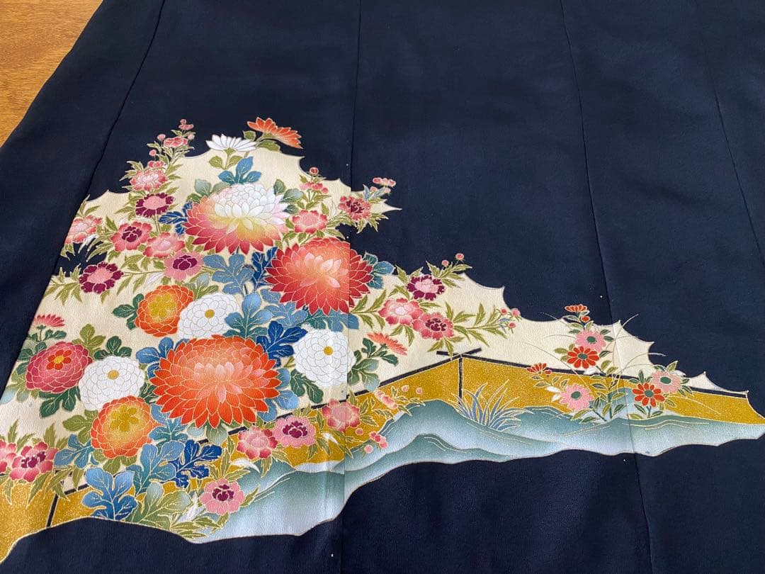 3207 着物　留袖　リメイク　ドレス　ワンピース